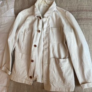 Alex Mill Britt Work Jacket in Upcycled Denim